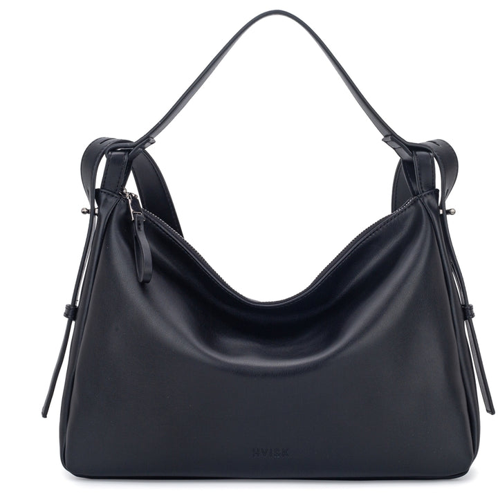 HVISK ANDREA SOFT STRUCTURE Shoulder Bag 009 Black