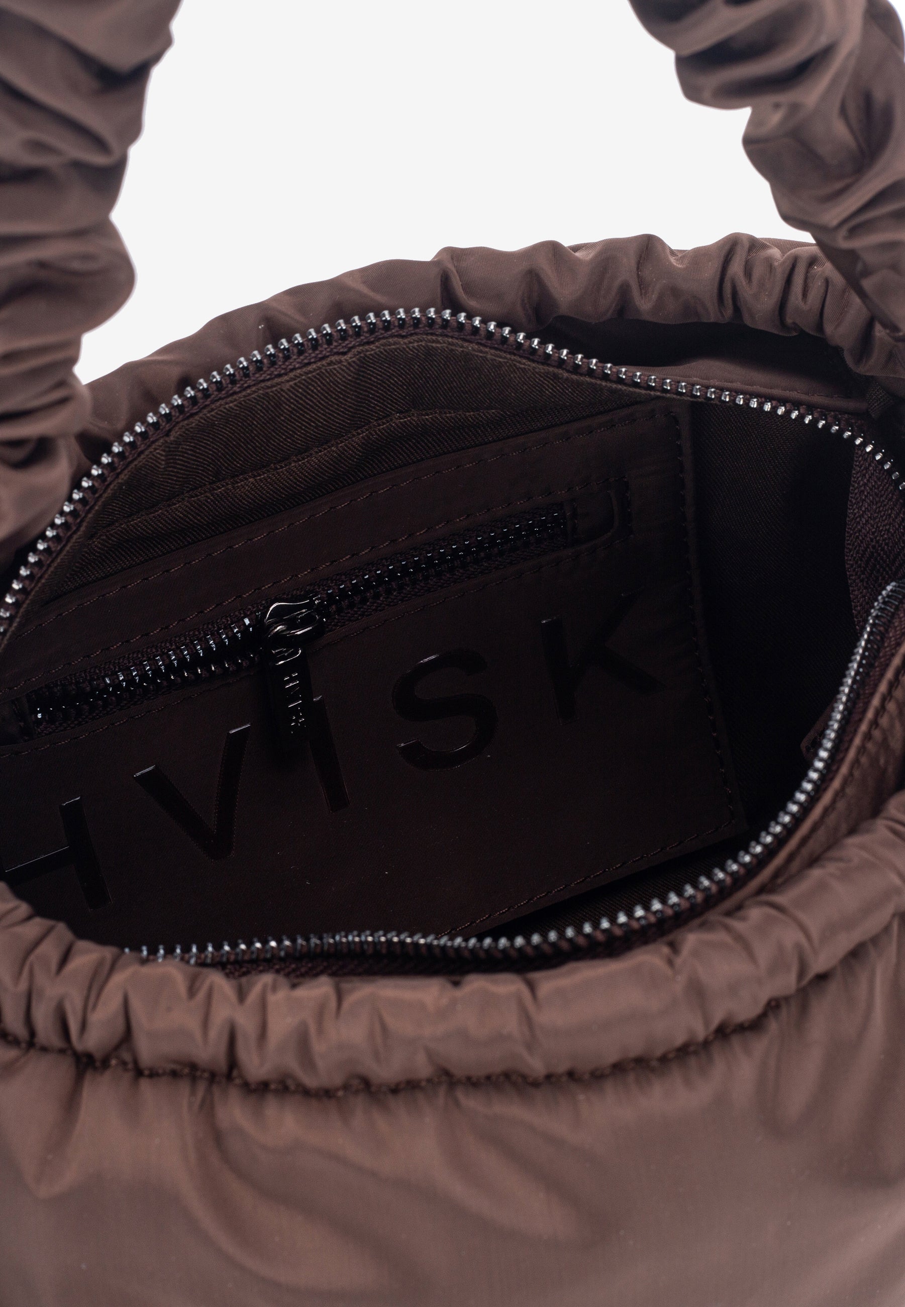 HVISK ARCADIA MATTE TWILL Handle Bag 485 Espresso
