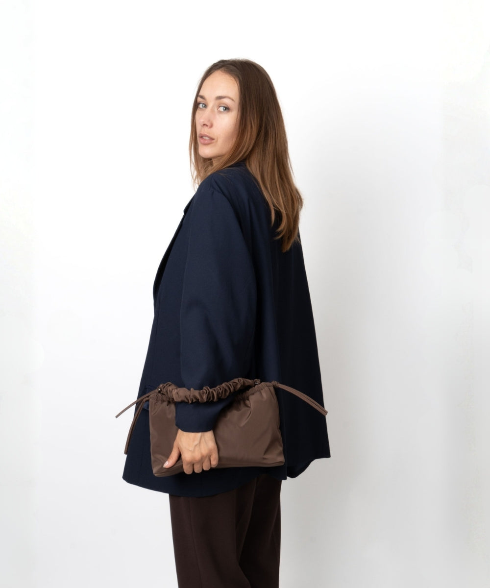 HVISK ARCADIA MATTE TWILL Handle Bag 485 Espresso