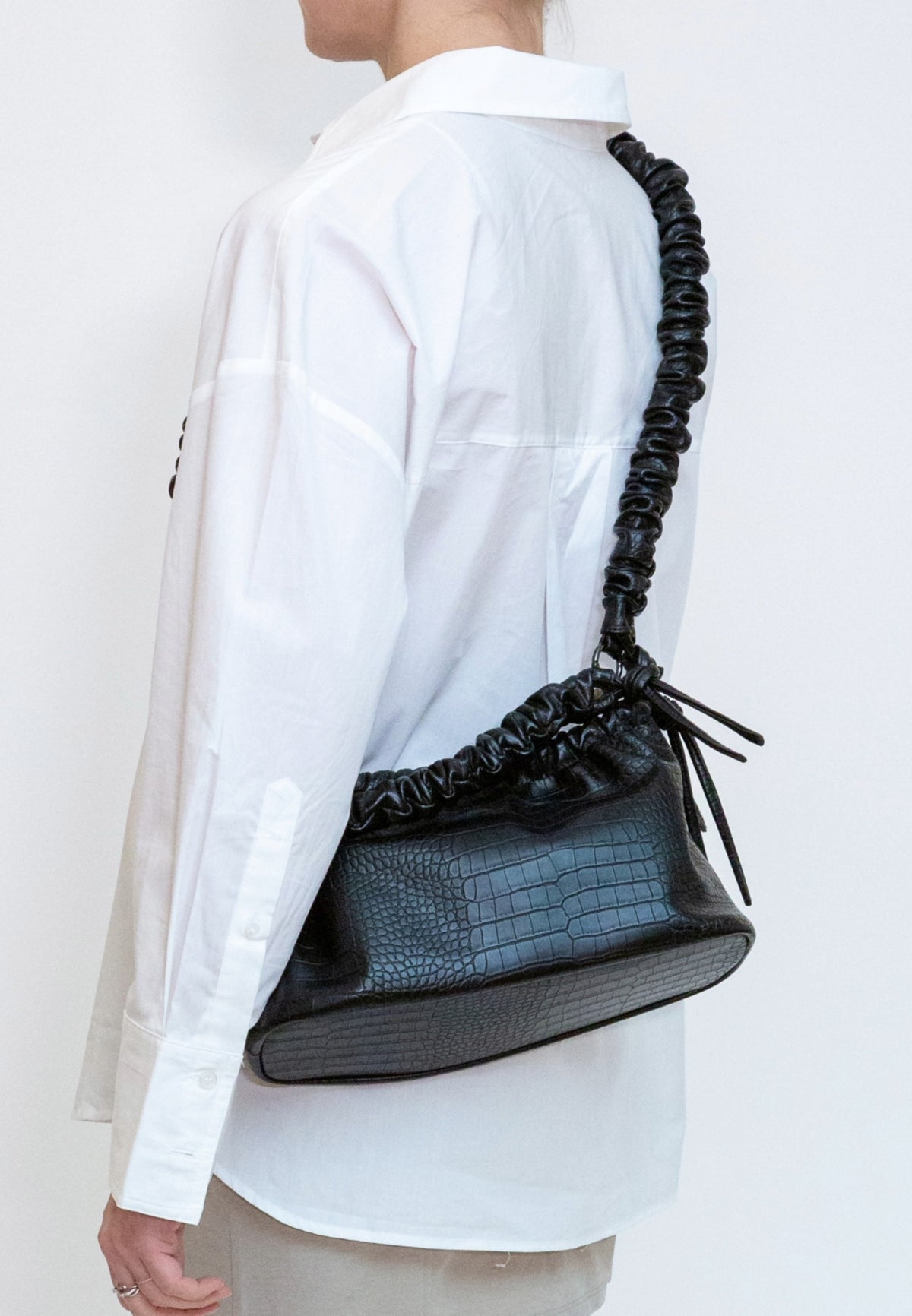 HVISK ARCADIA TRACE Handbag 009 Black