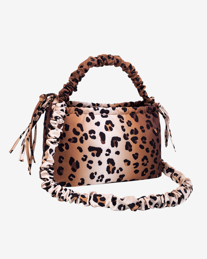 HVISK ARCADIA TWILL PRINT Handle Bag 463 Leopard