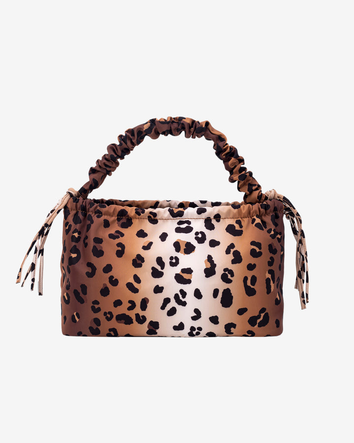 HVISK ARCADIA TWILL PRINT Handle Bag 463 Leopard