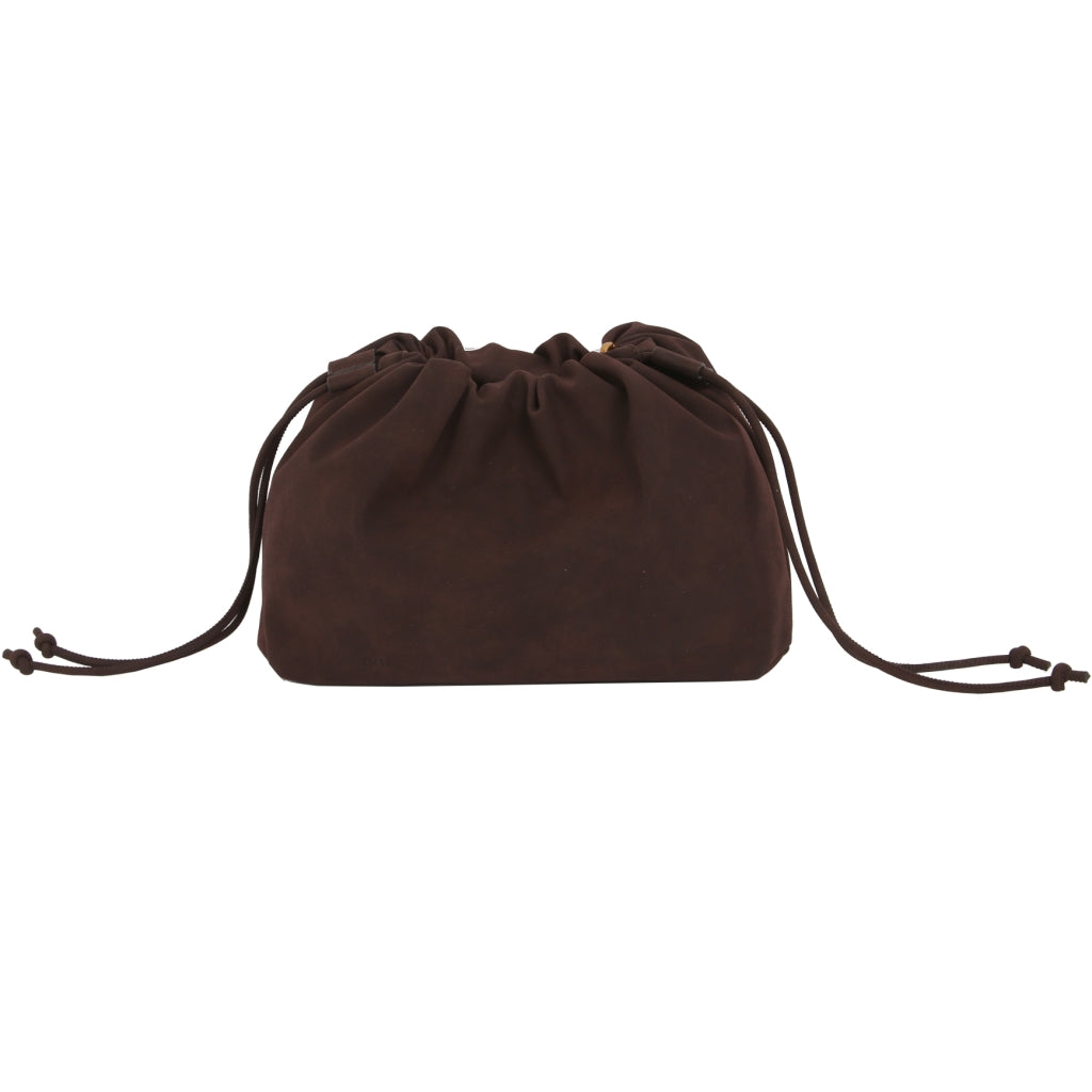 HVISK ARCANE BRUSH STRUCTURE Handle Bag 507 Umber Brown