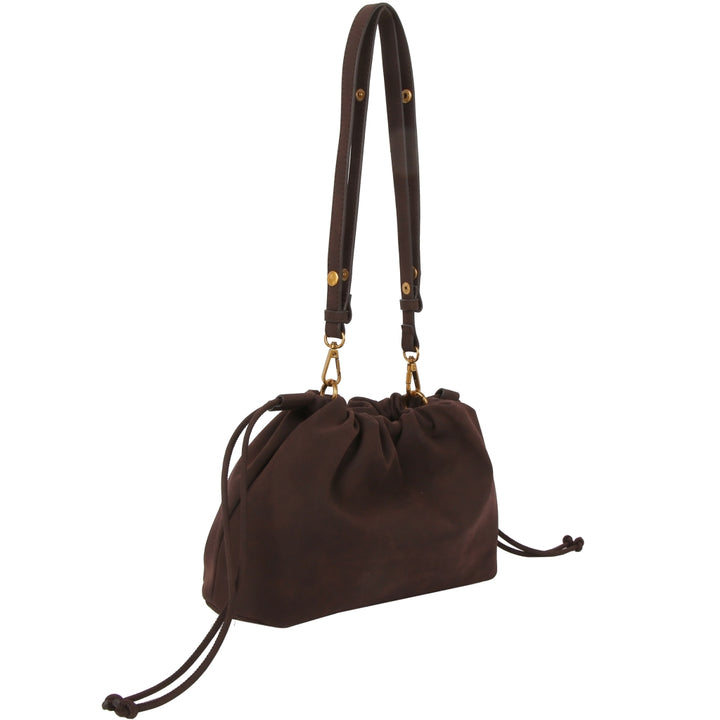 HVISK ARCANE BRUSH STRUCTURE Handle Bag 507 Umber Brown