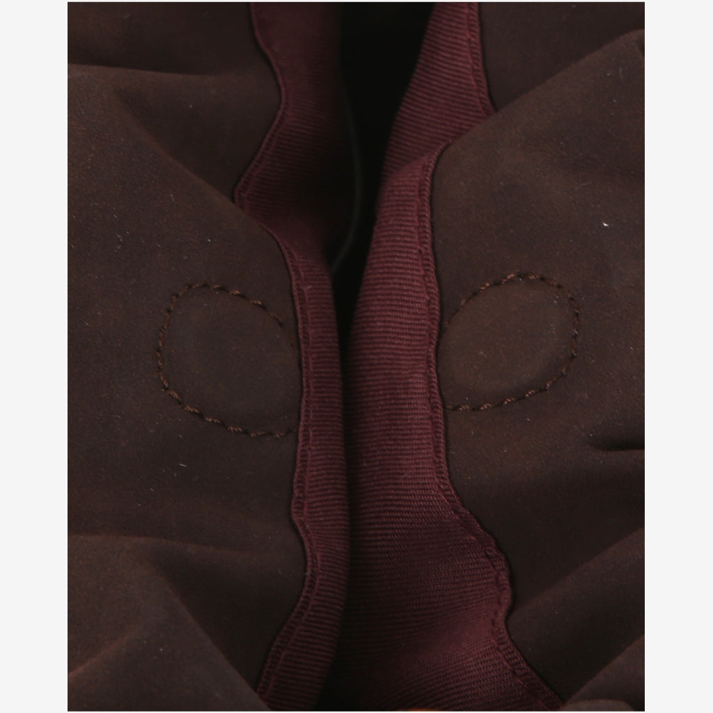HVISK ARCANE BRUSH STRUCTURE Handle Bag 507 Umber Brown