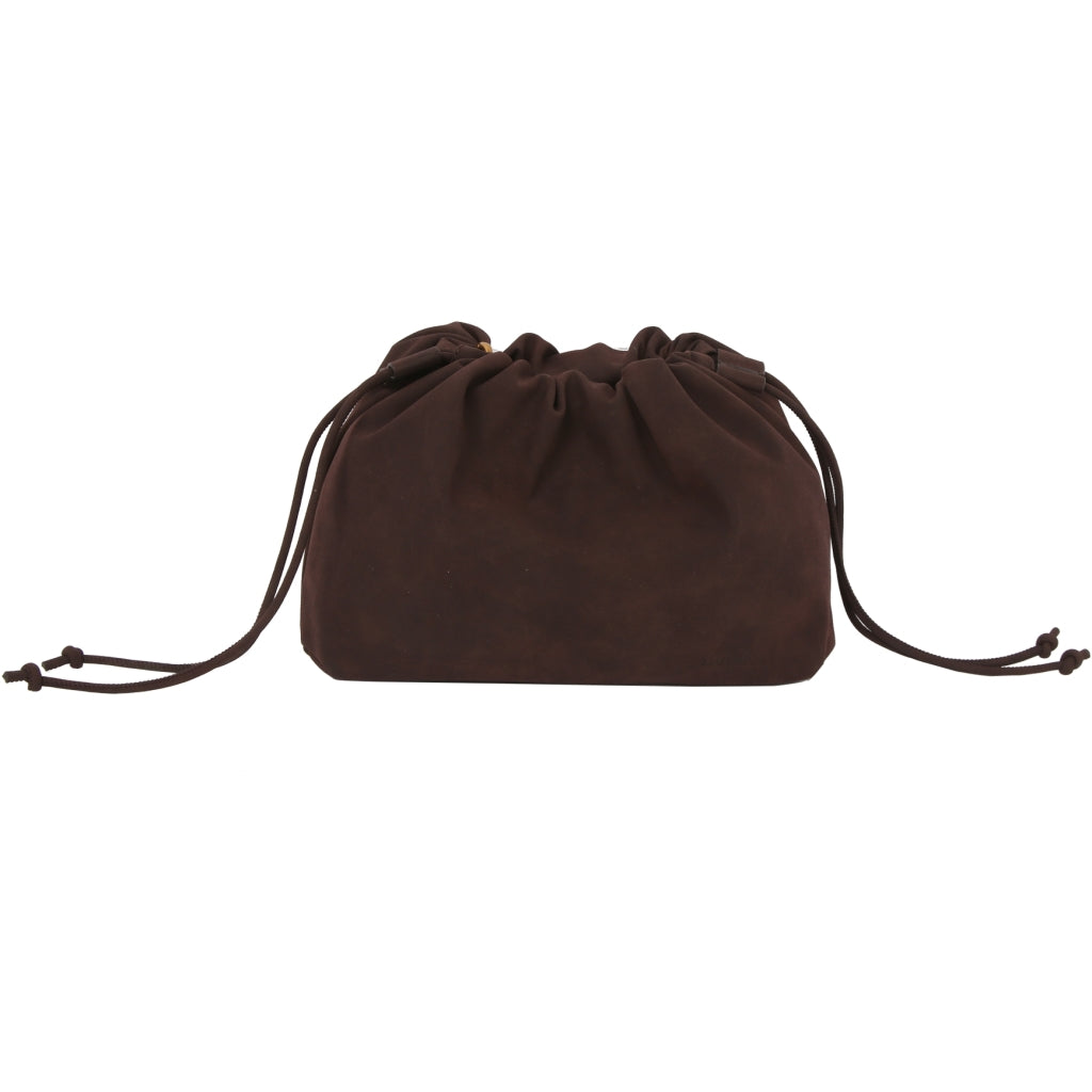 HVISK ARCANE BRUSH STRUCTURE Handle Bag 507 Umber Brown