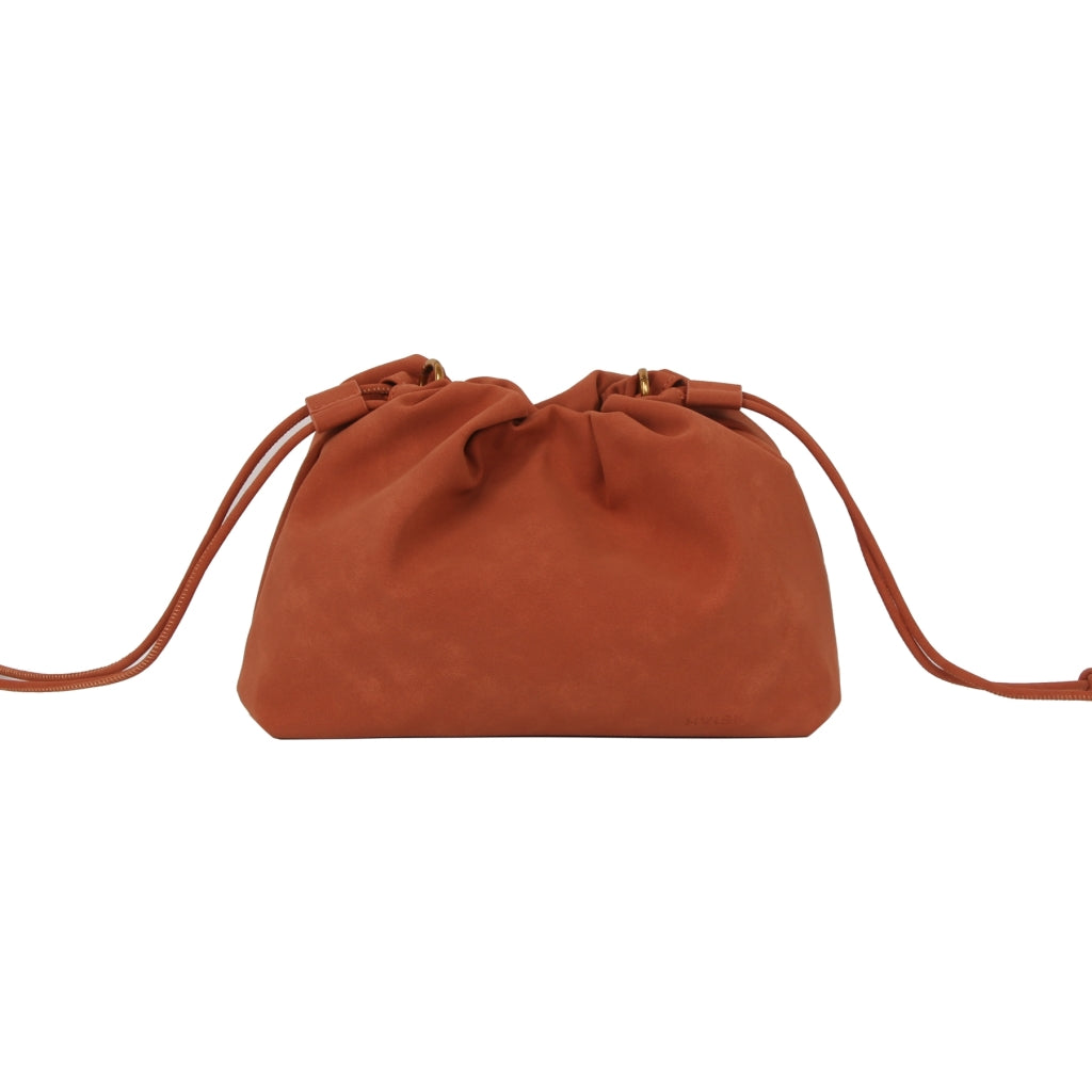 HVISK ARCANE BRUSH STRUCTURE Handle Bag 510 Terracotta