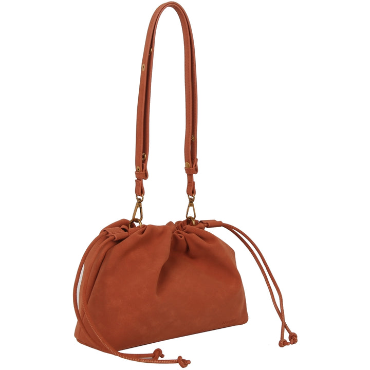 HVISK ARCANE BRUSH STRUCTURE Handle Bag 510 Terracotta