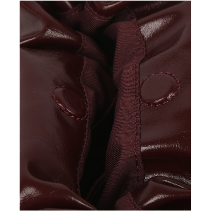 HVISK ARCANE RAW STRUCTURE Handle Bag 508 Deep Burgundy