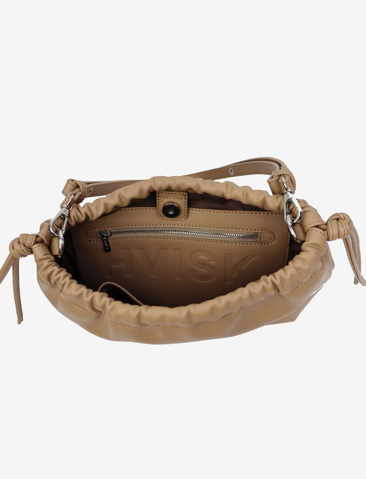 HVISK ARCANE SOFT STRUCTURE Handle Bag 484 Sand Dune