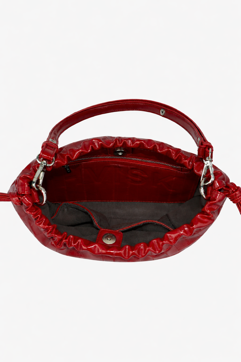 HVISK ARCANE STROKE STRUCTURE Handle Bag 494 Scarlet Red