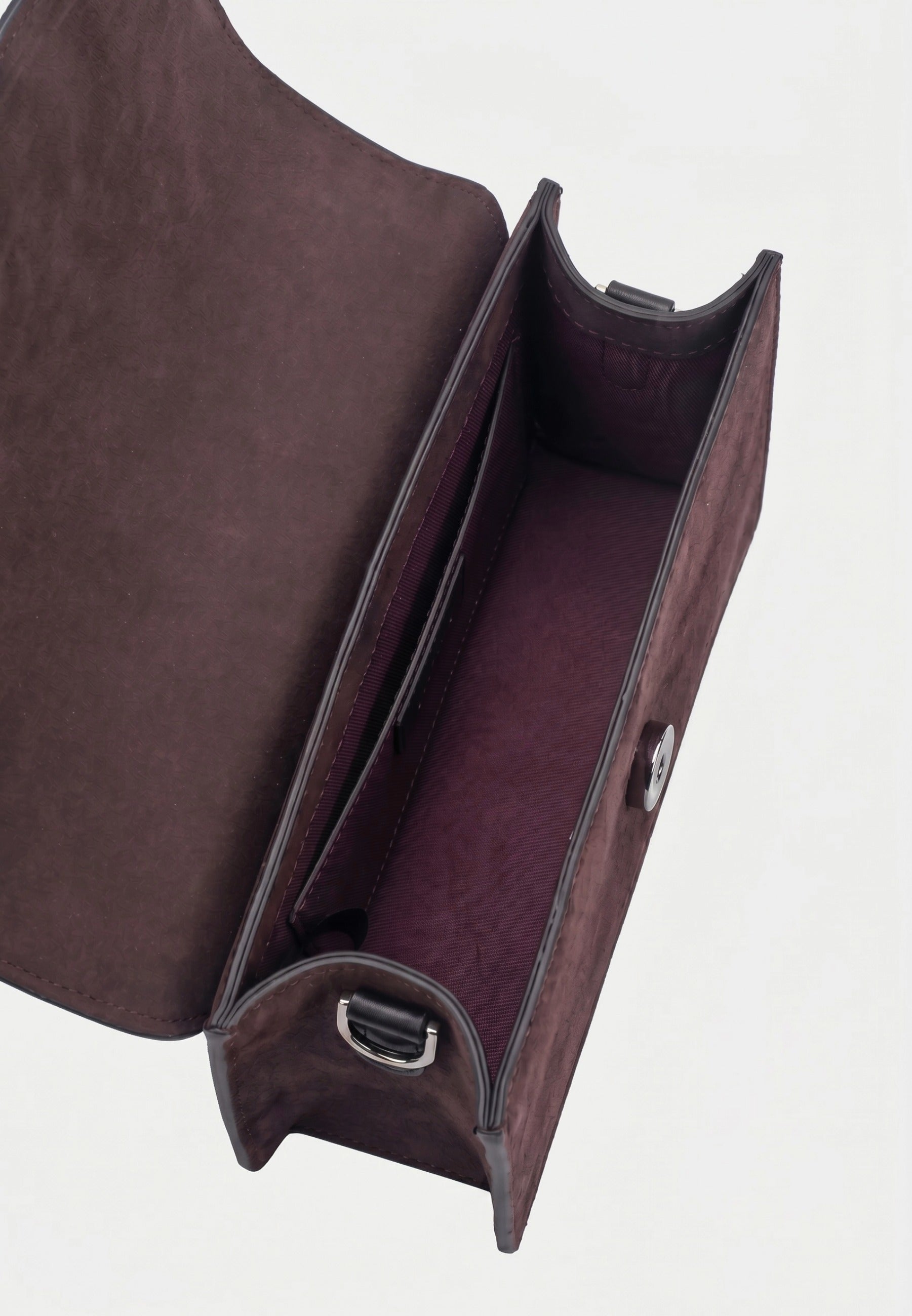 HVISK ARIA BRUSH STRUCTURE MIX Crossbody 514 Umber Brown / Black