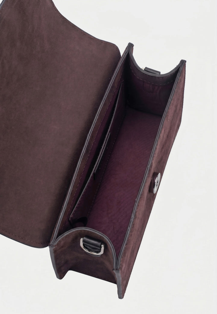 HVISK ARIA BRUSH STRUCTURE MIX Crossbody 514 Umber Brown / Black
