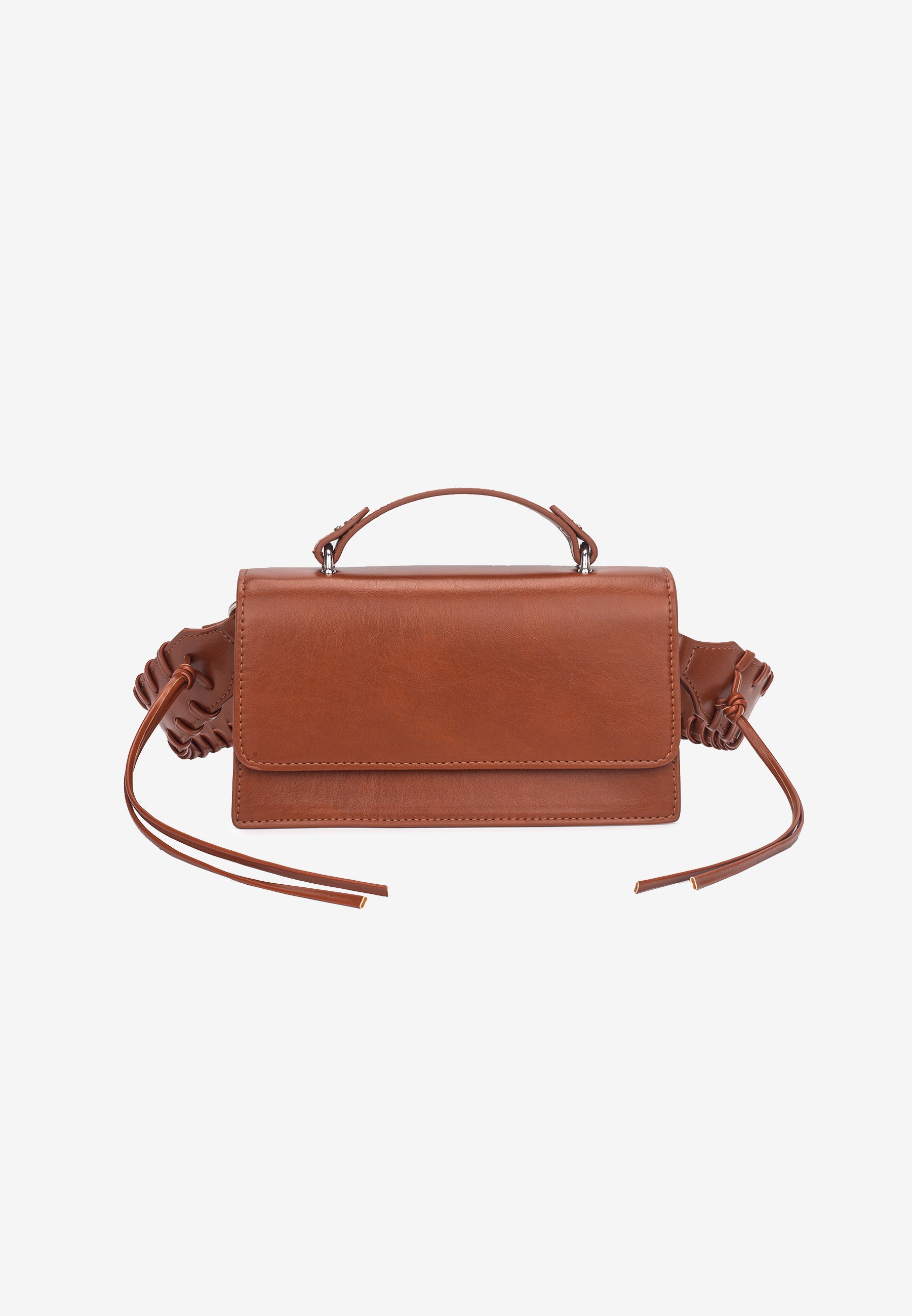 HVISK ARIA GLOSSY STRUCTURE Crossbody 499 Brown Amber