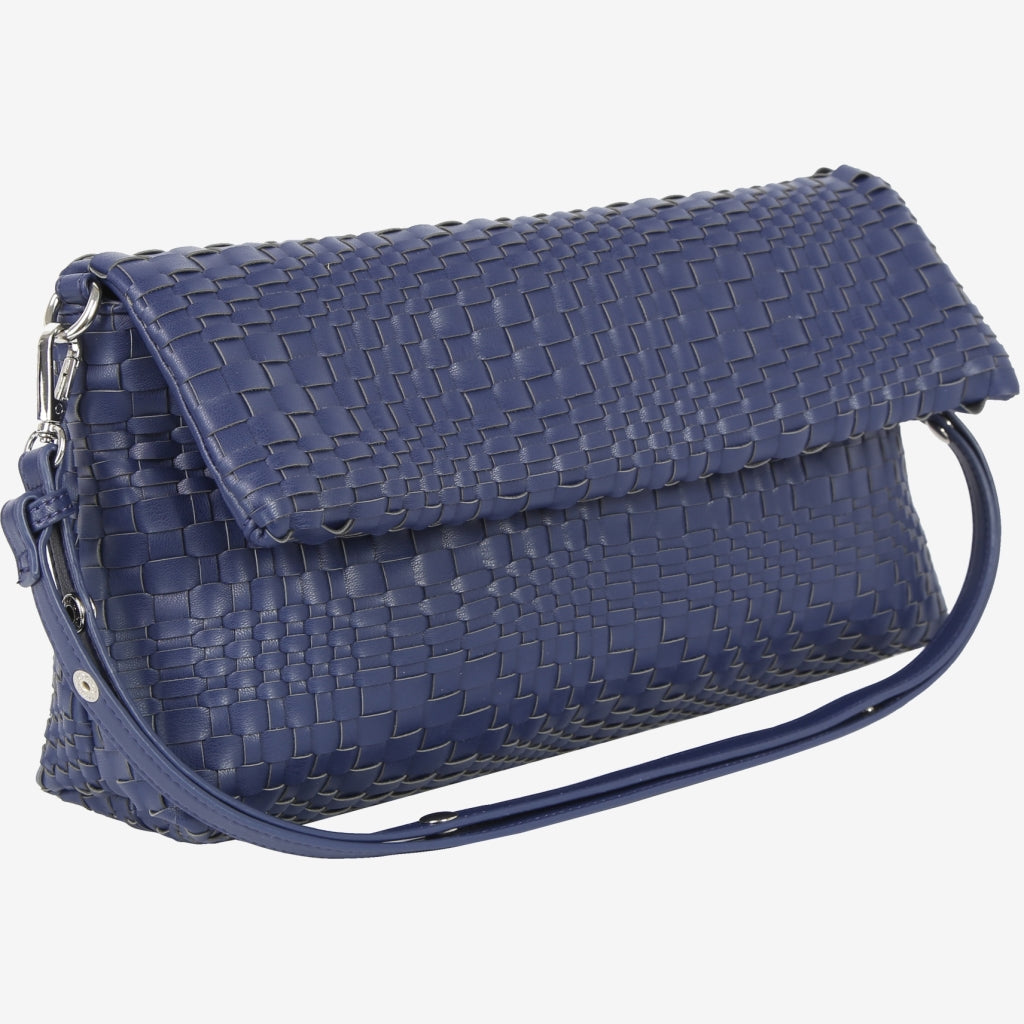 HVISK ARLENE BRAIDED Handbag 0004 NAVY BLUE