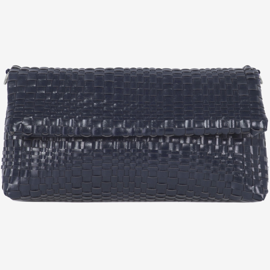 HVISK ARLENE BRAIDED Handbag 0004 NAVY BLUE