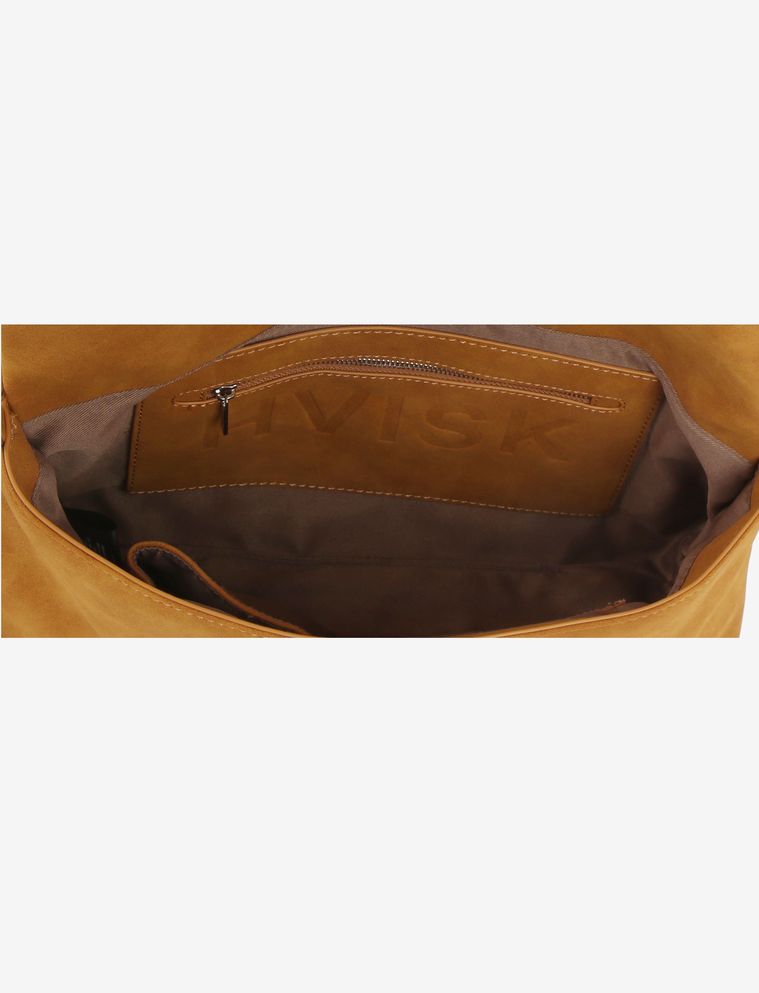 HVISK ARLENE BRUSH STRUCTURE Tote Bag 503 Cognac