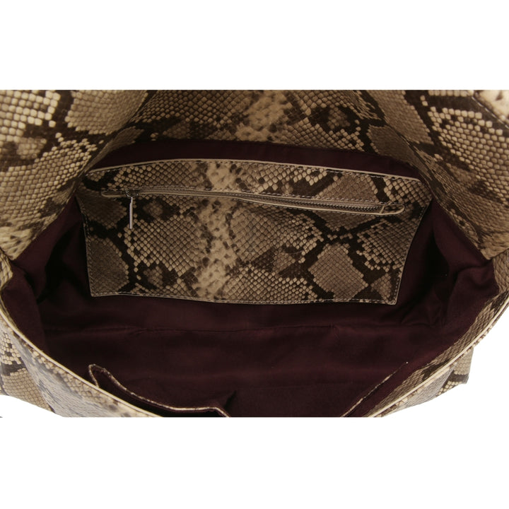 HVISK ARLENE SCALY STRUCTURE Tote Bag 506 Ivory