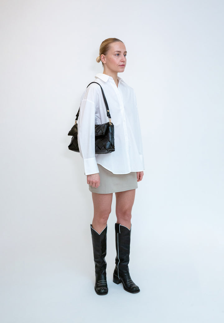 HVISK ARLENE SOFT STRUCTURE Tote Bag 009 Black