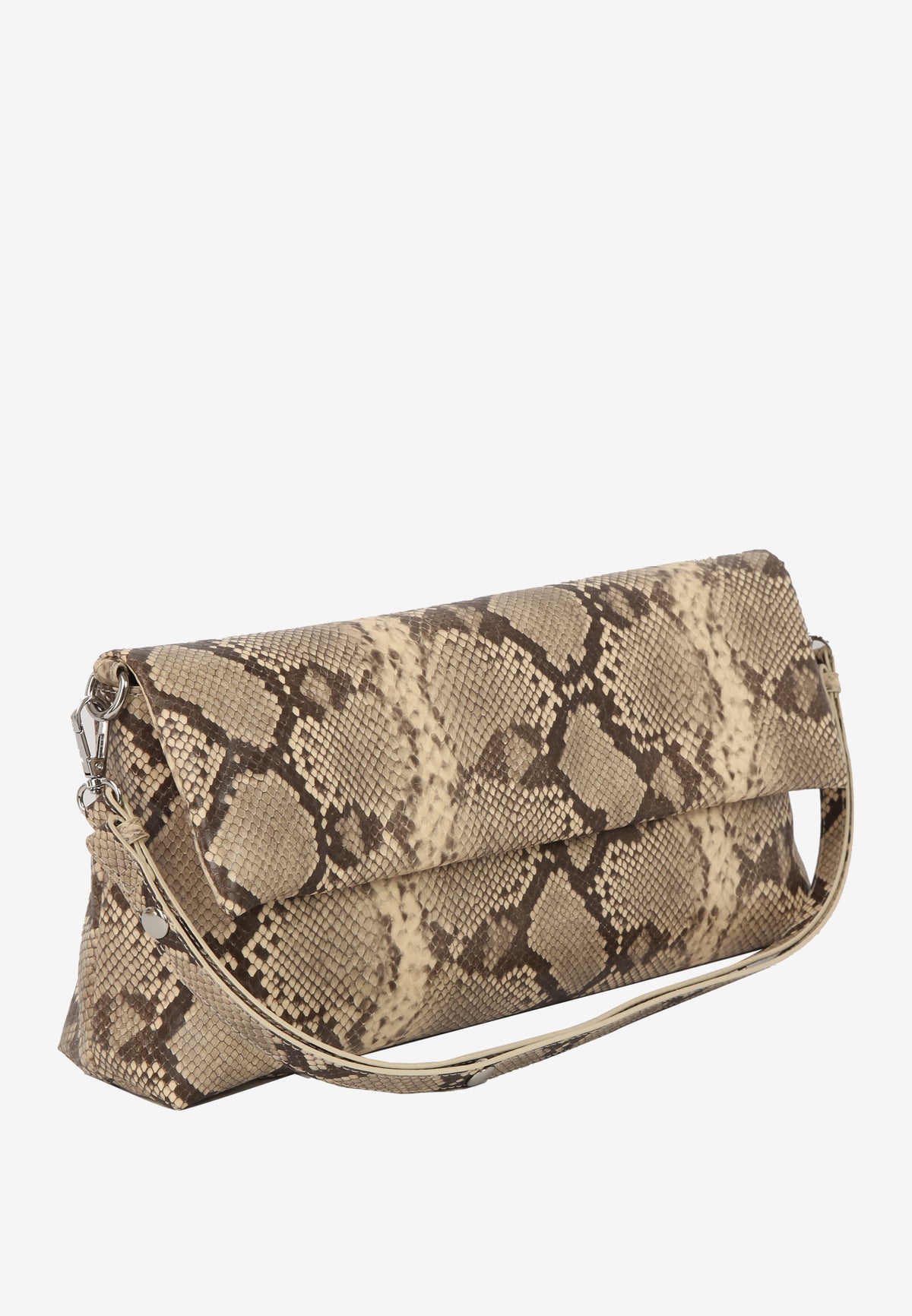 HVISK Arlene Scaly Clutch 506 Ivory