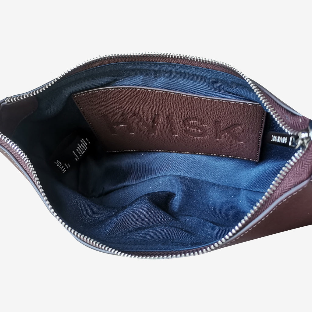 HVISK BASAL SAFFIANO Shoulder Bag 115 Dark Brown
