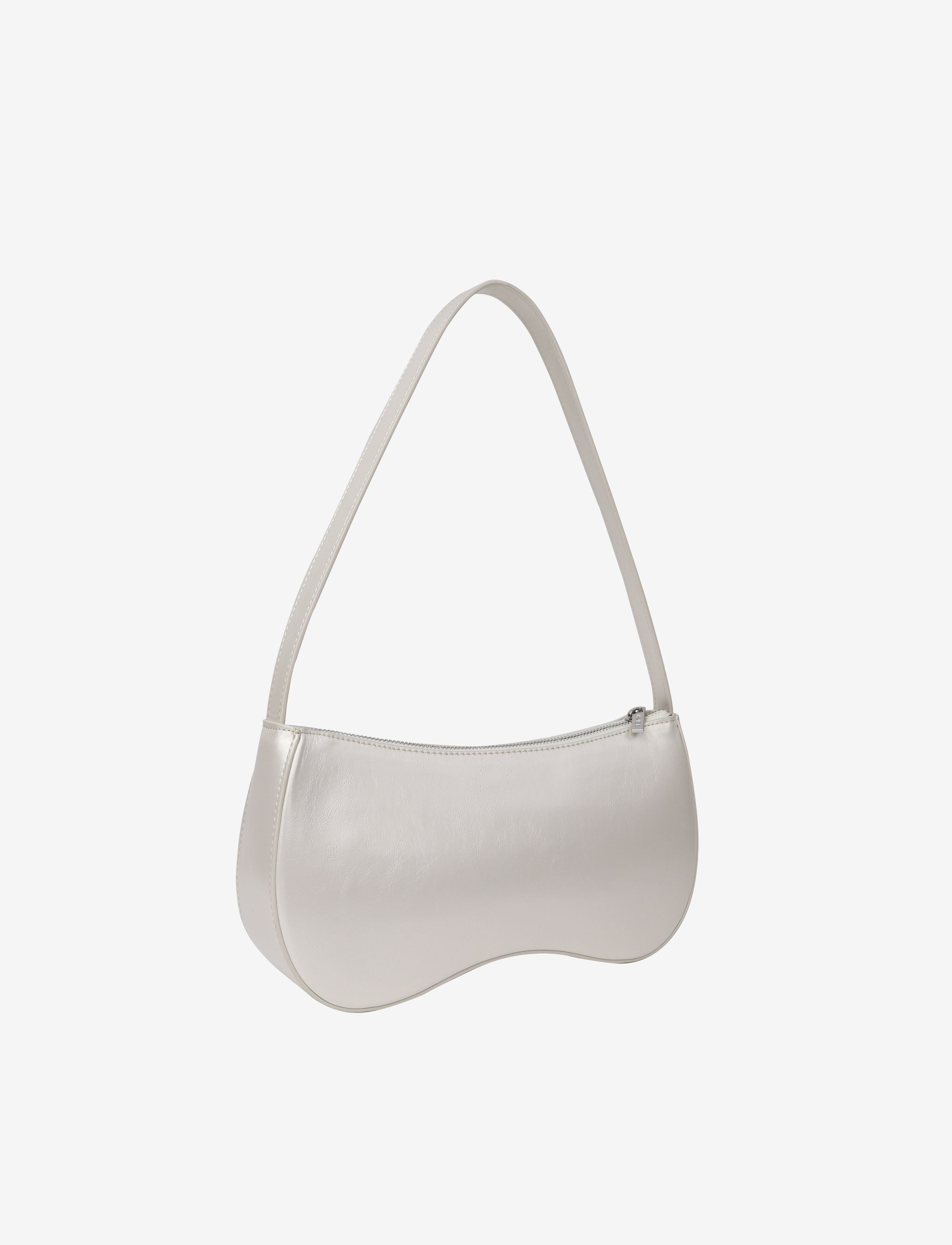 HVISK BASAL SHINY STRUCTURE Shoulder Bag 491 Pearl