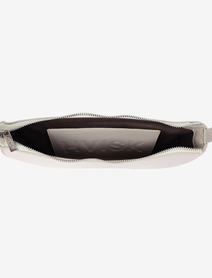 HVISK BASAL SHINY STRUCTURE Shoulder Bag 491 Pearl
