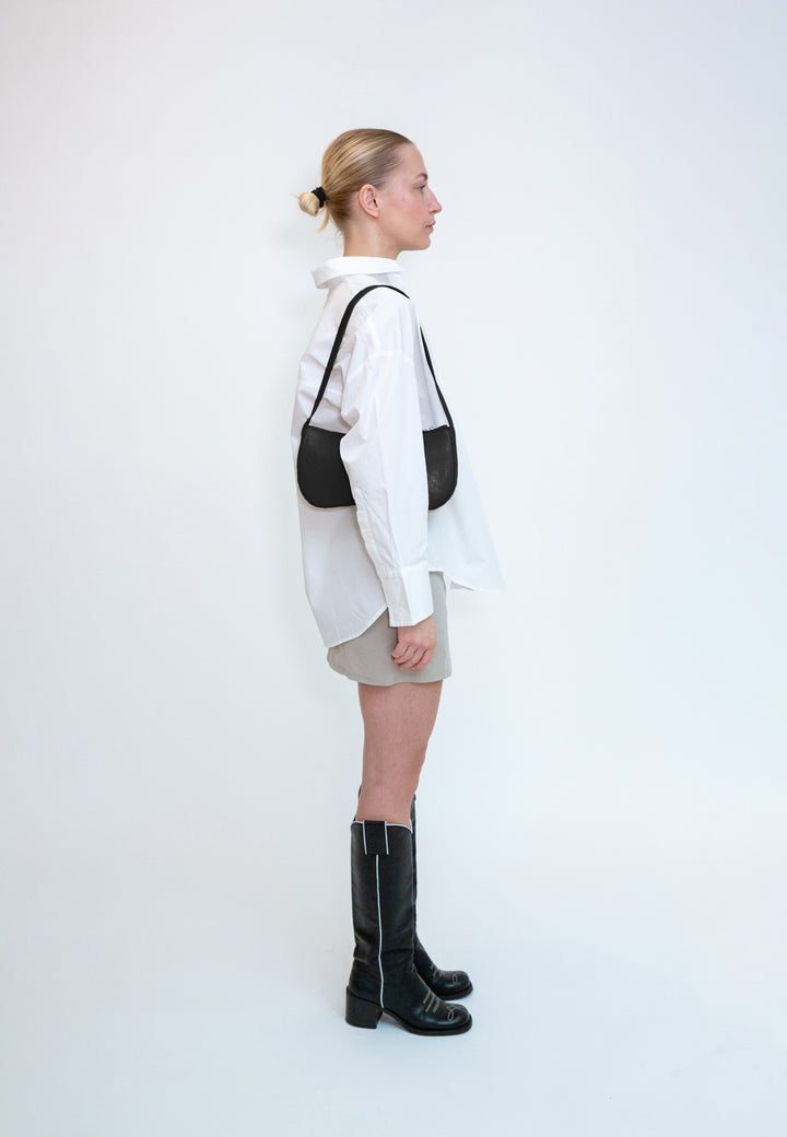 HVISK BASAL SOFT STRUCTURE Shoulder Bag 009 Black