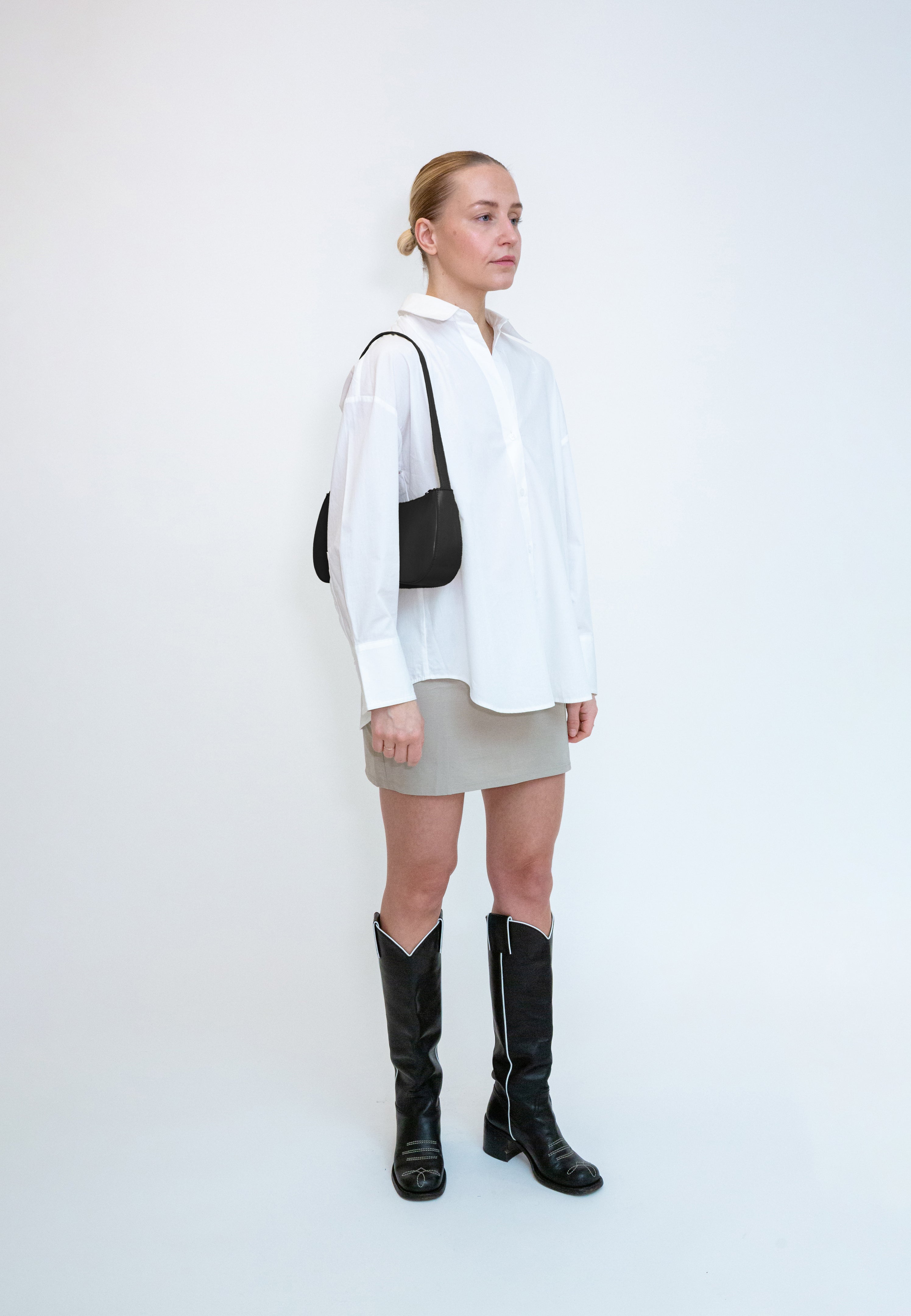 HVISK BASAL SOFT STRUCTURE Shoulder Bag 009 Black