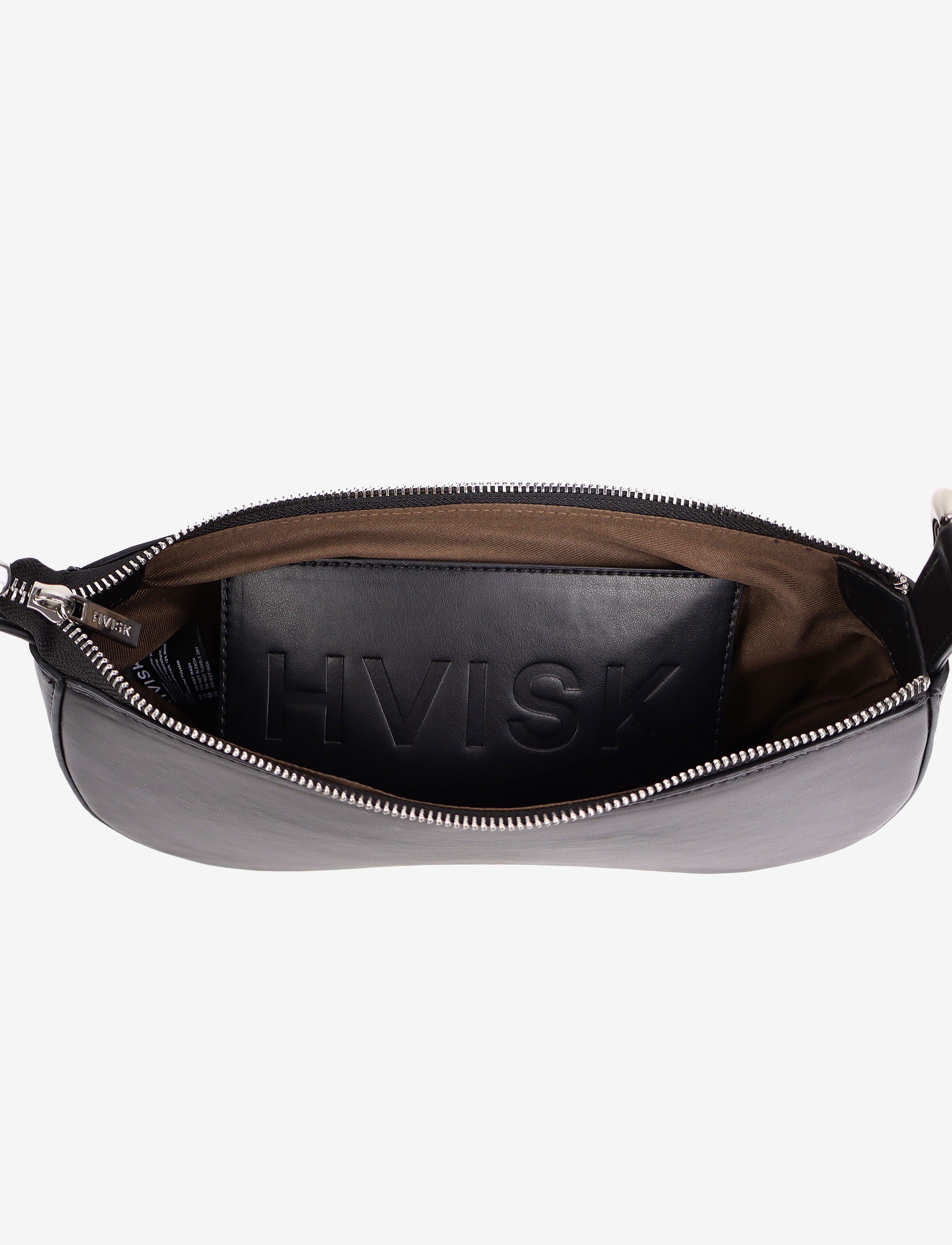 HVISK BASAL SOFT STRUCTURE HARDWARE Shoulder Bag 009 Black