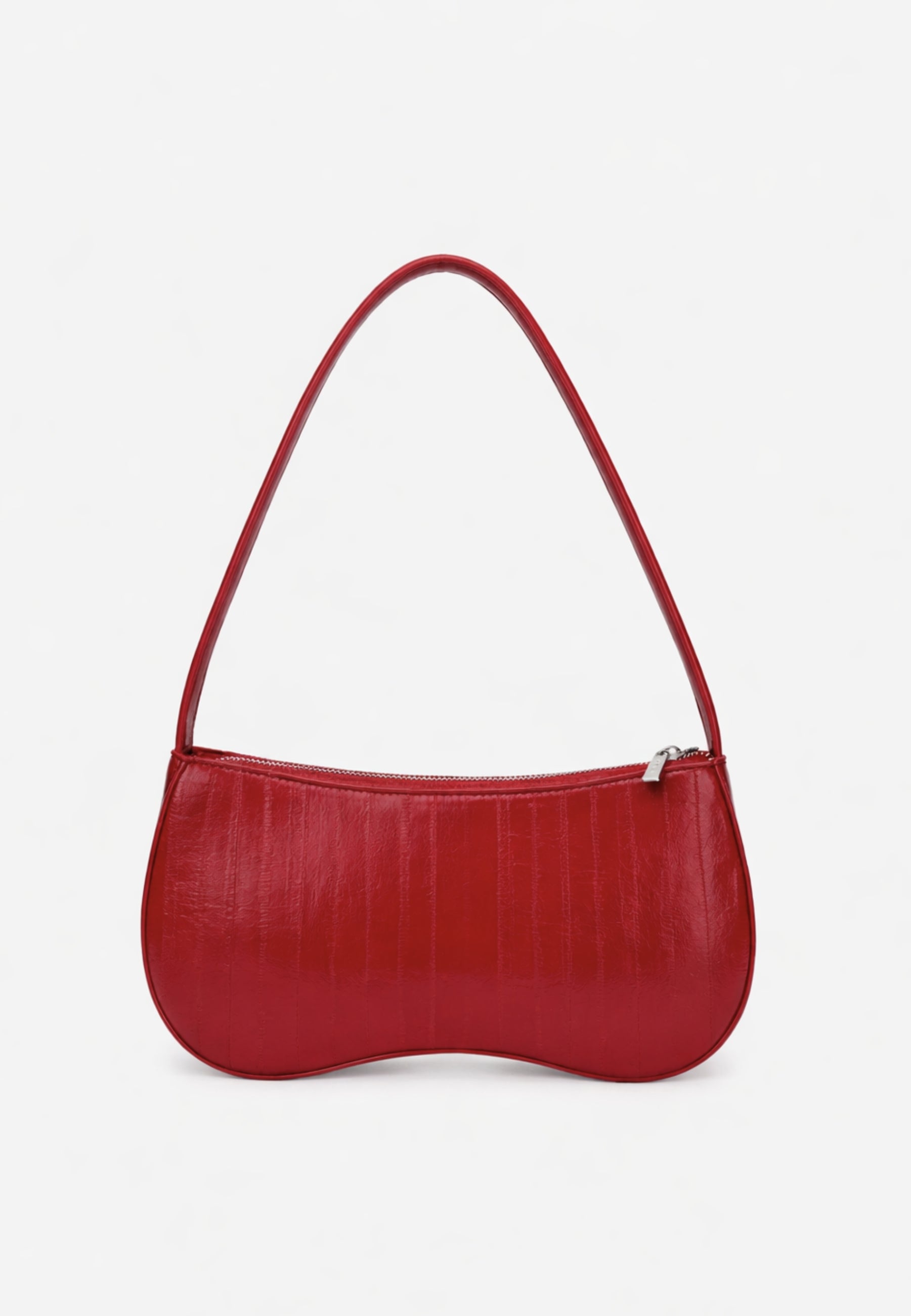 HVISK BASAL STROKE STRUCTURE Shoulder Bag 494 Scarlet Red