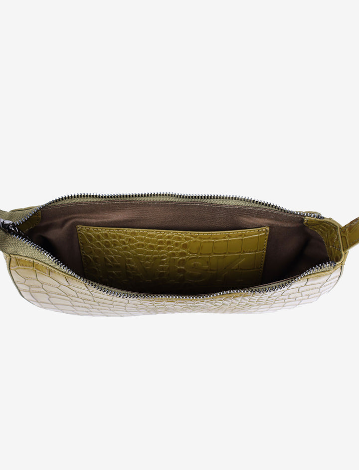 HVISK BASAL TRACE Shoulder Bag 487 Olive Green