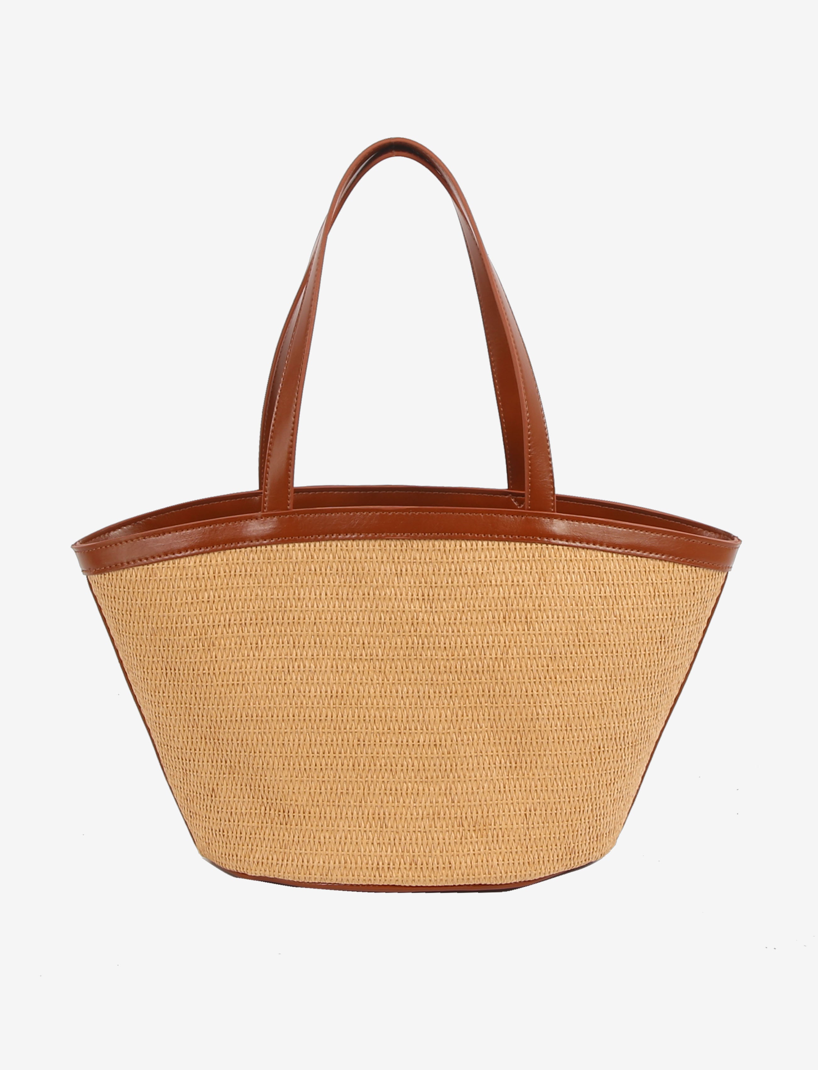HVISK BEA RAFFIA STRUCTURE Tote Bag 500 Desert