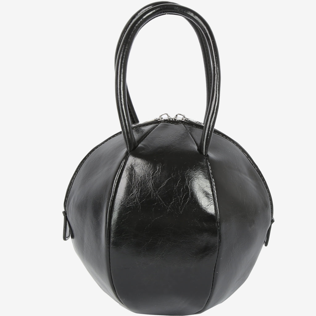 HVISK BOU LACQUER Handbag 009 Black