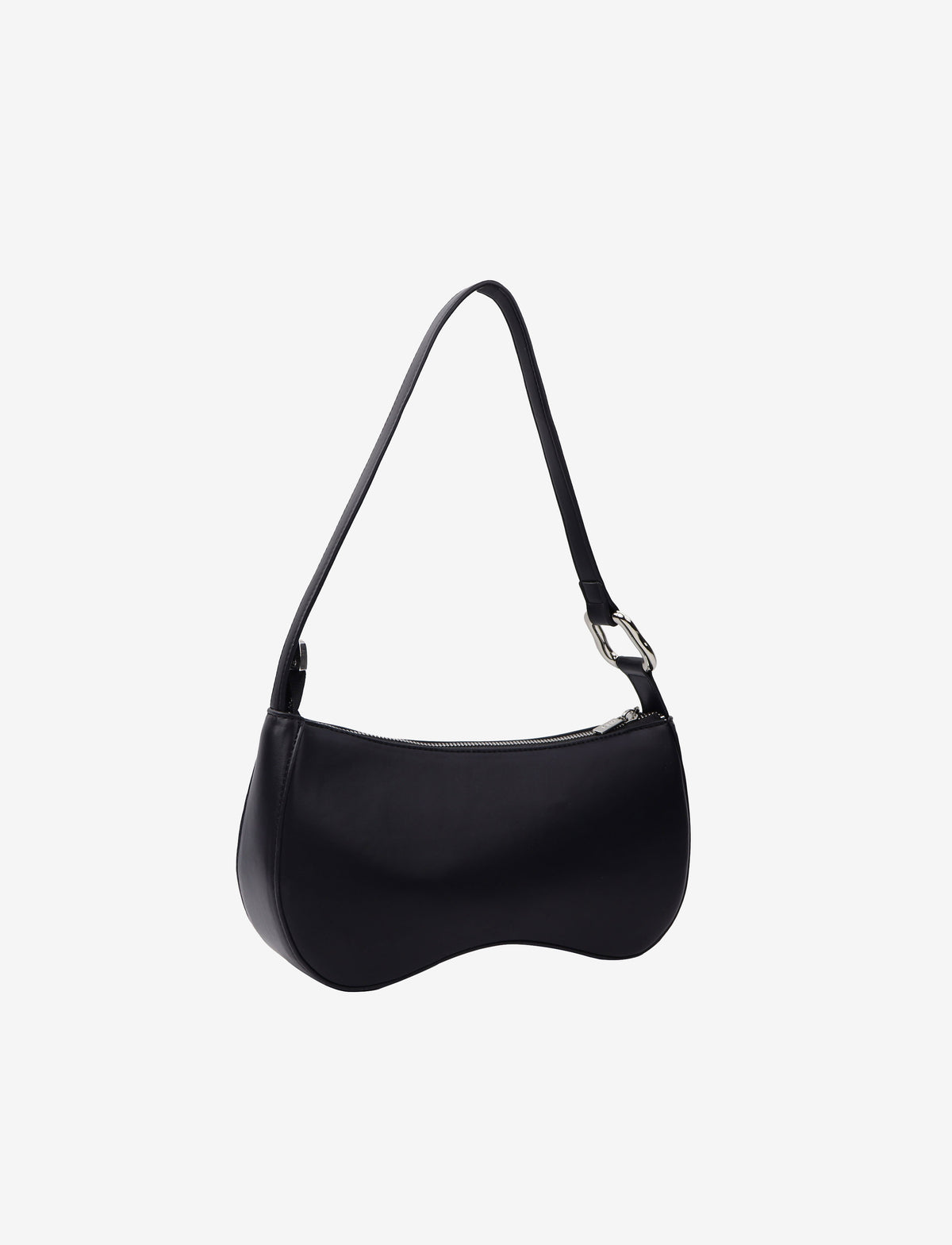 HVISK Basal Soft Hardware Shoulder Bag 009 Black