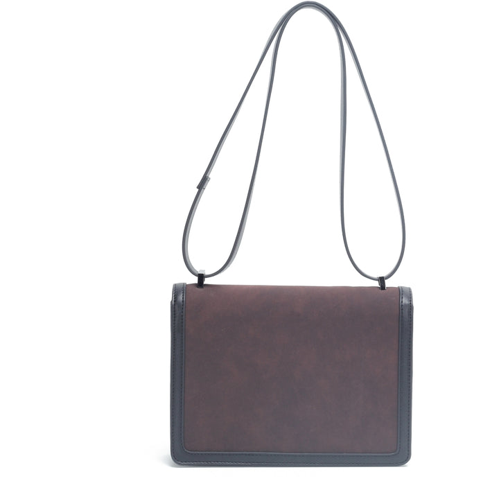 HVISK CALLIE BRUSH STRUCTURE MIX Crossbody 514 Umber Brown / Black