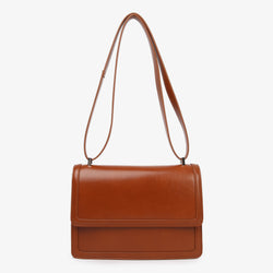 HVISK CALLIE GLOSSY STRUCTURE Crossbody 499 Brown Amber