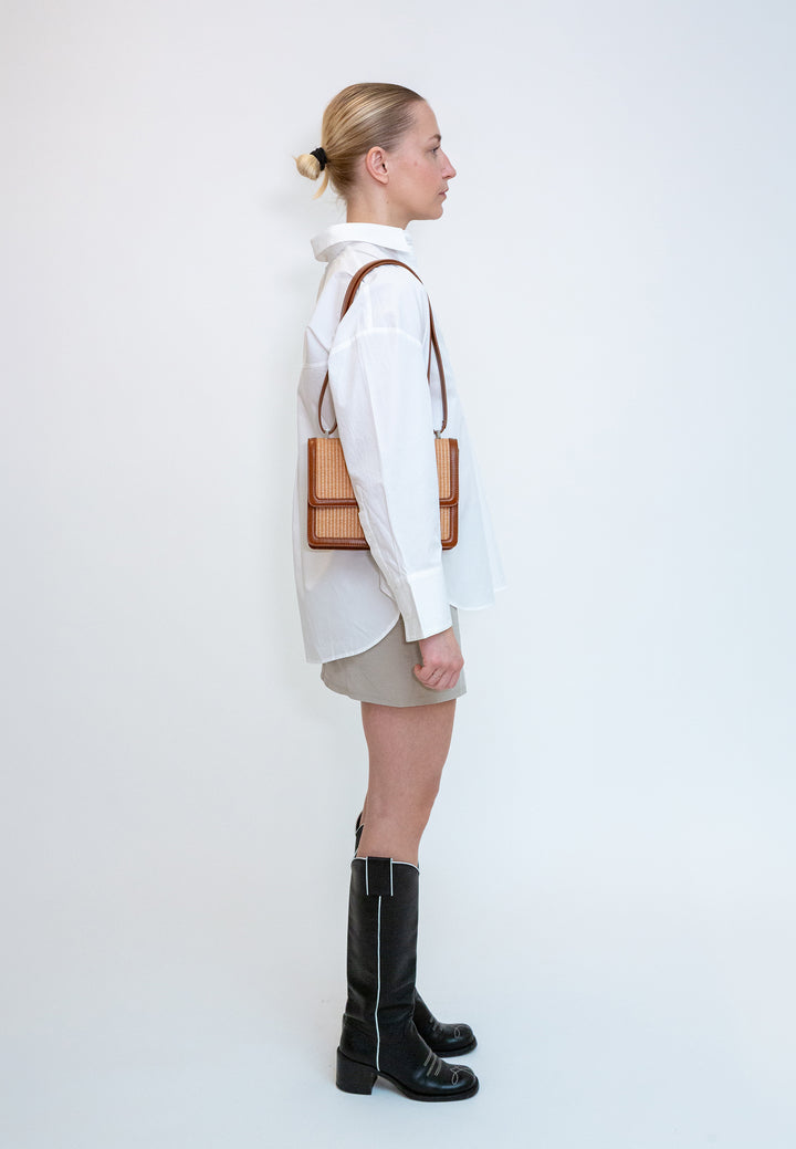 HVISK CALLIE RAFFIA STRUCTURE Crossbody 500 Desert