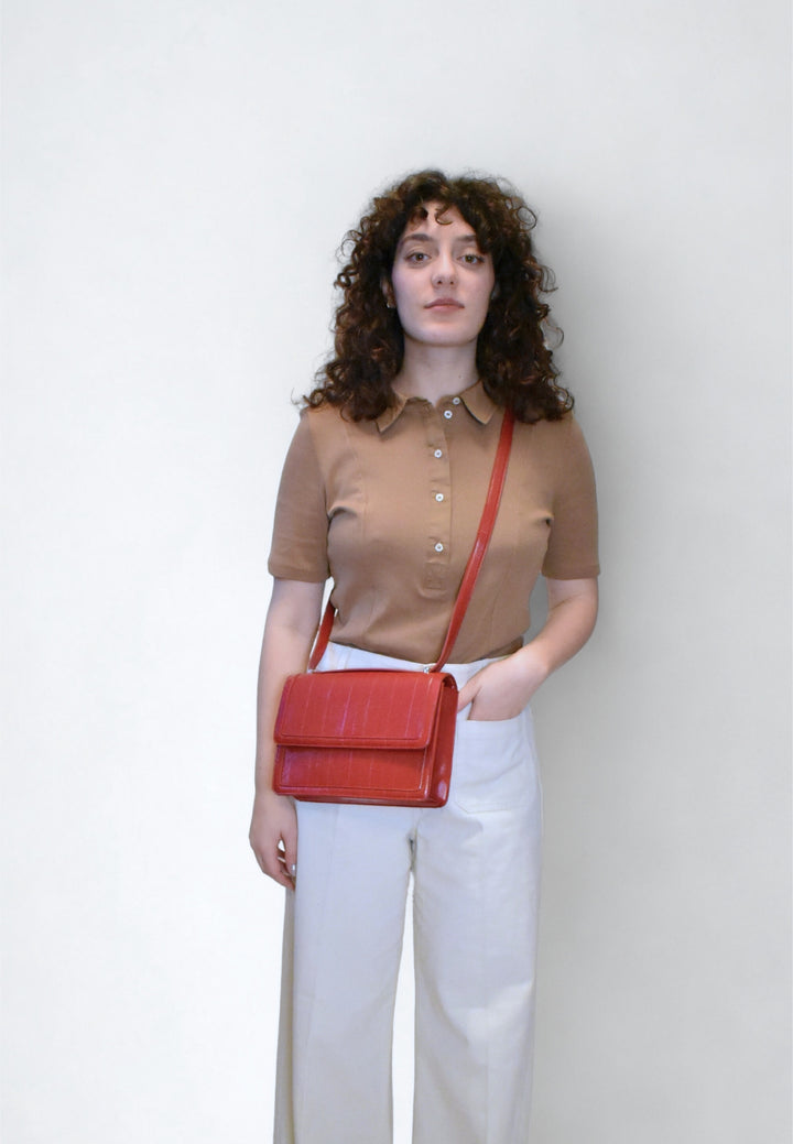 HVISK CALLIE STROKE STRUCTURE Crossbody 494 Scarlet Red