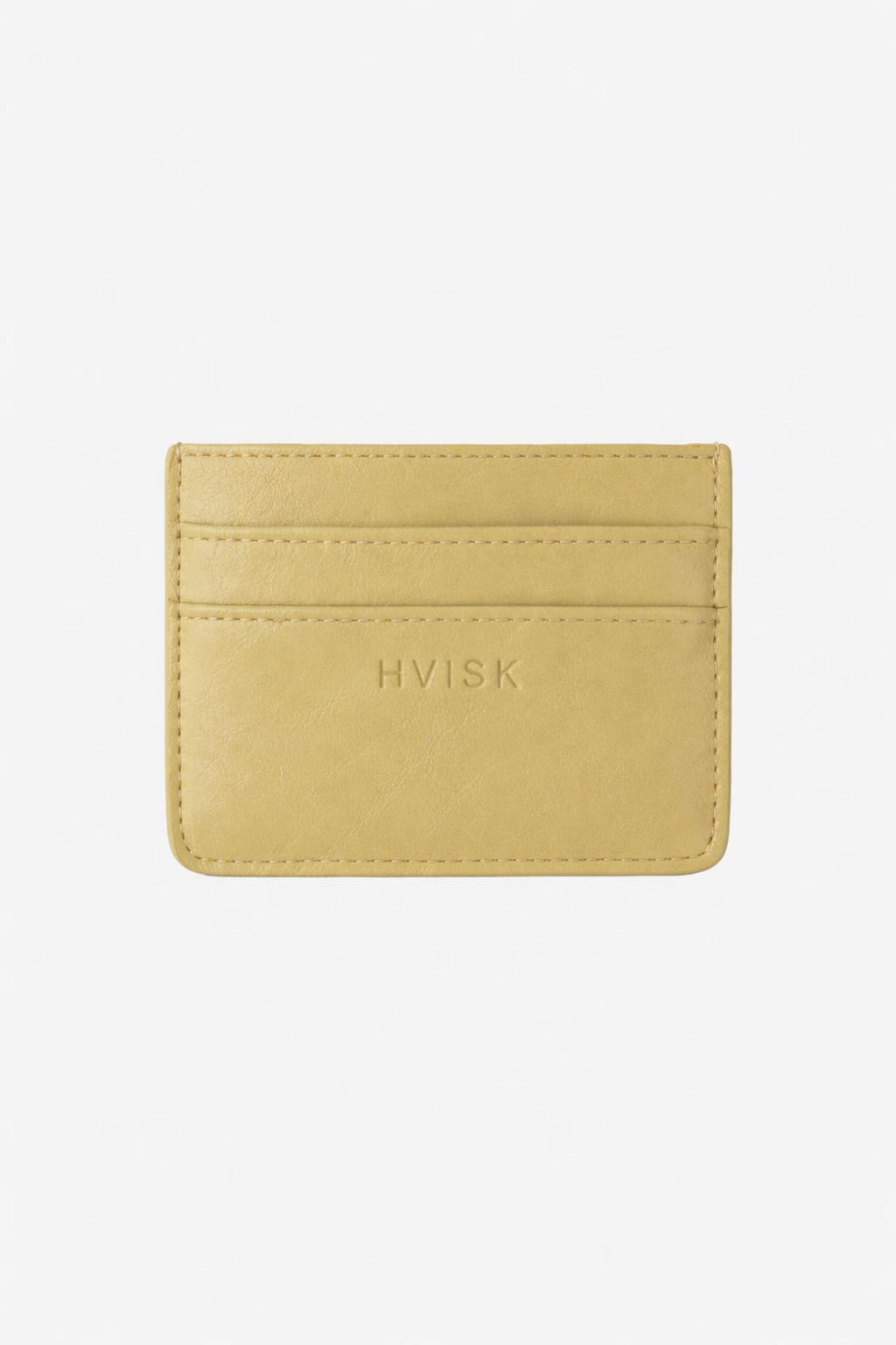 HVISK CARDHOLDER GLOSSY STRUCTURE Wallet 492 Matcha Green