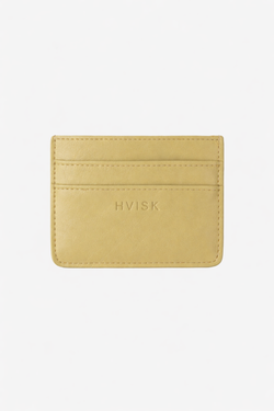 HVISK CARDHOLDER GLOSSY STRUCTURE Wallet 492 Matcha Green