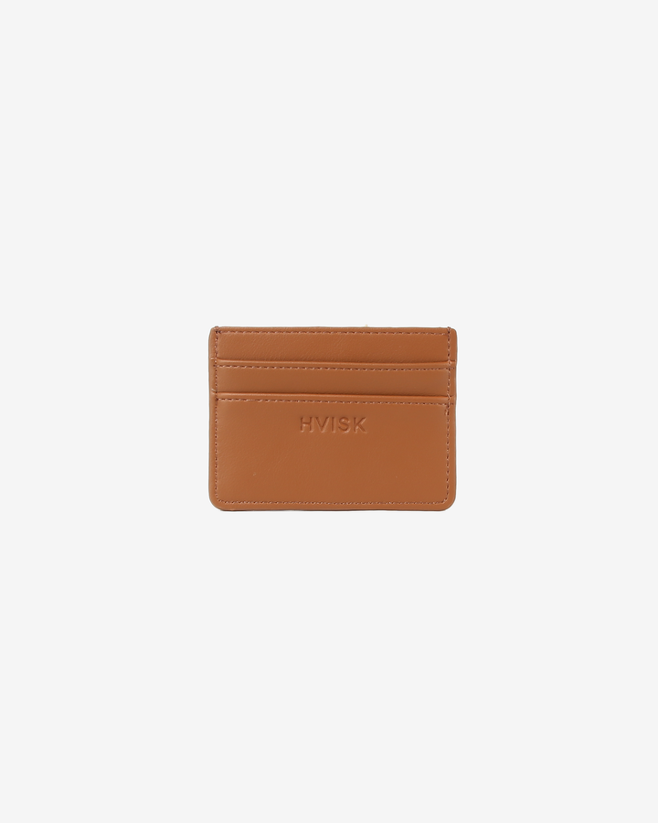 HVISK CARDHOLDER SOFT STRUCTURE Wallet 460 Brown Caramel