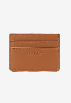 HVISK CARDHOLDER SOFT STRUCTURE Wallet 460 Brown Caramel