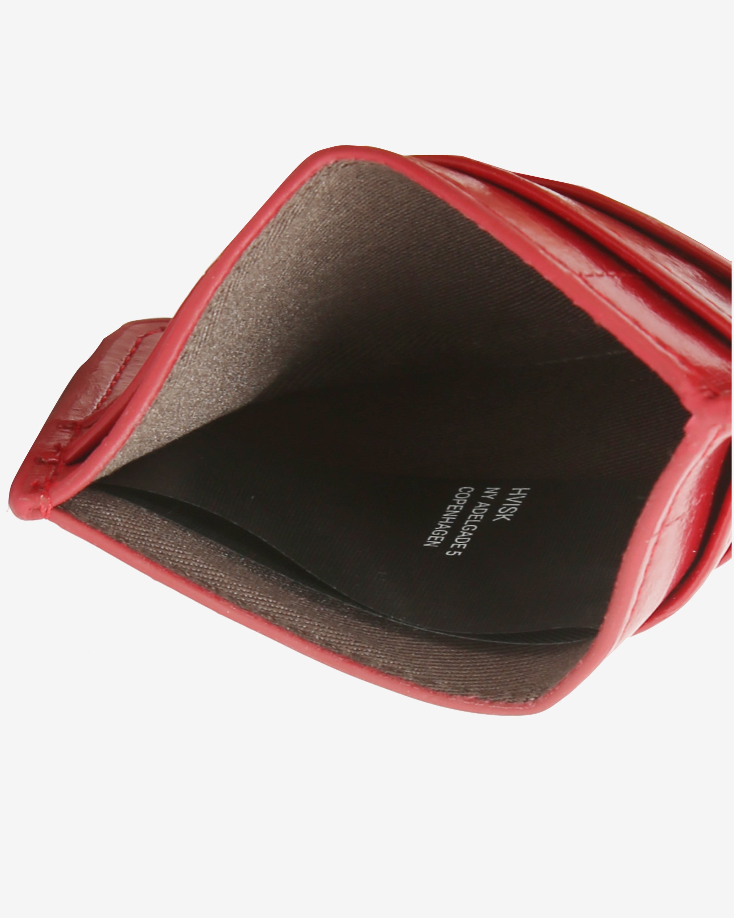 HVISK CARDHOLDER STROKE STRUCTURE Wallet 494 Scarlet Red