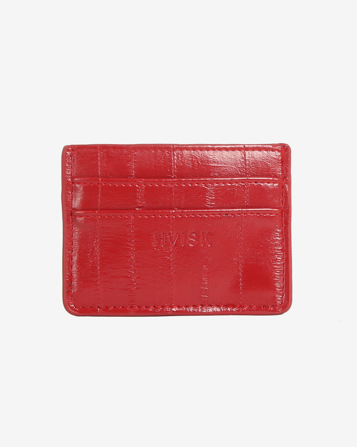 HVISK CARDHOLDER STROKE STRUCTURE Wallet 494 Scarlet Red