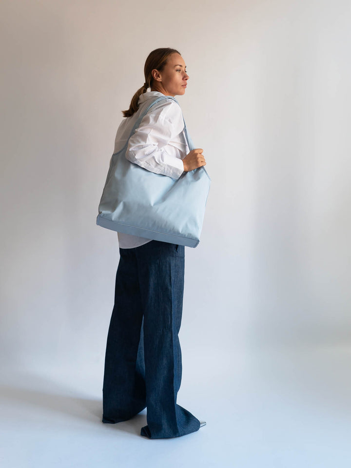 HVISK CARRY MATTE TWILL Tote Bag 457 Blue Sky