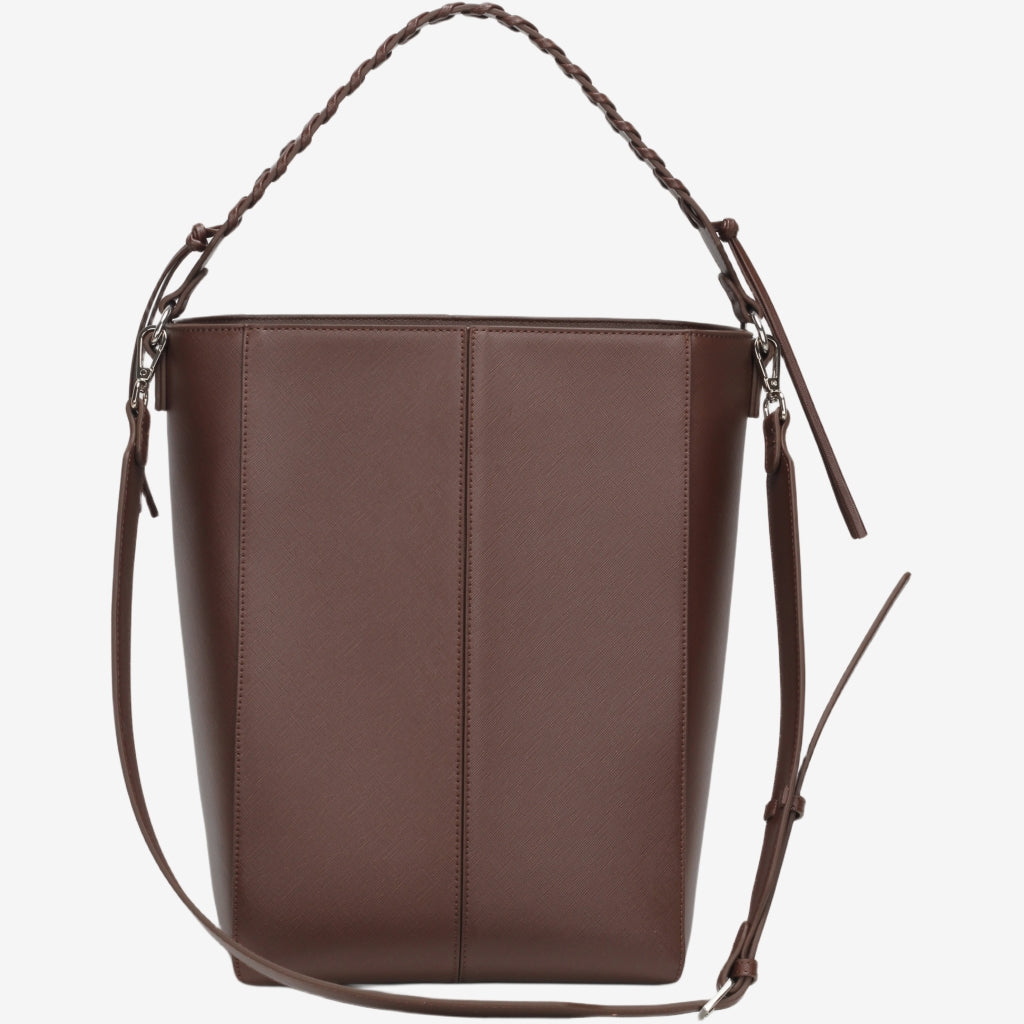 HVISK CASSET SAFFIANO Shopper 115 Dark Brown
