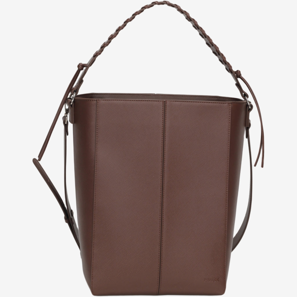 HVISK CASSET SAFFIANO Shopper 115 Dark Brown