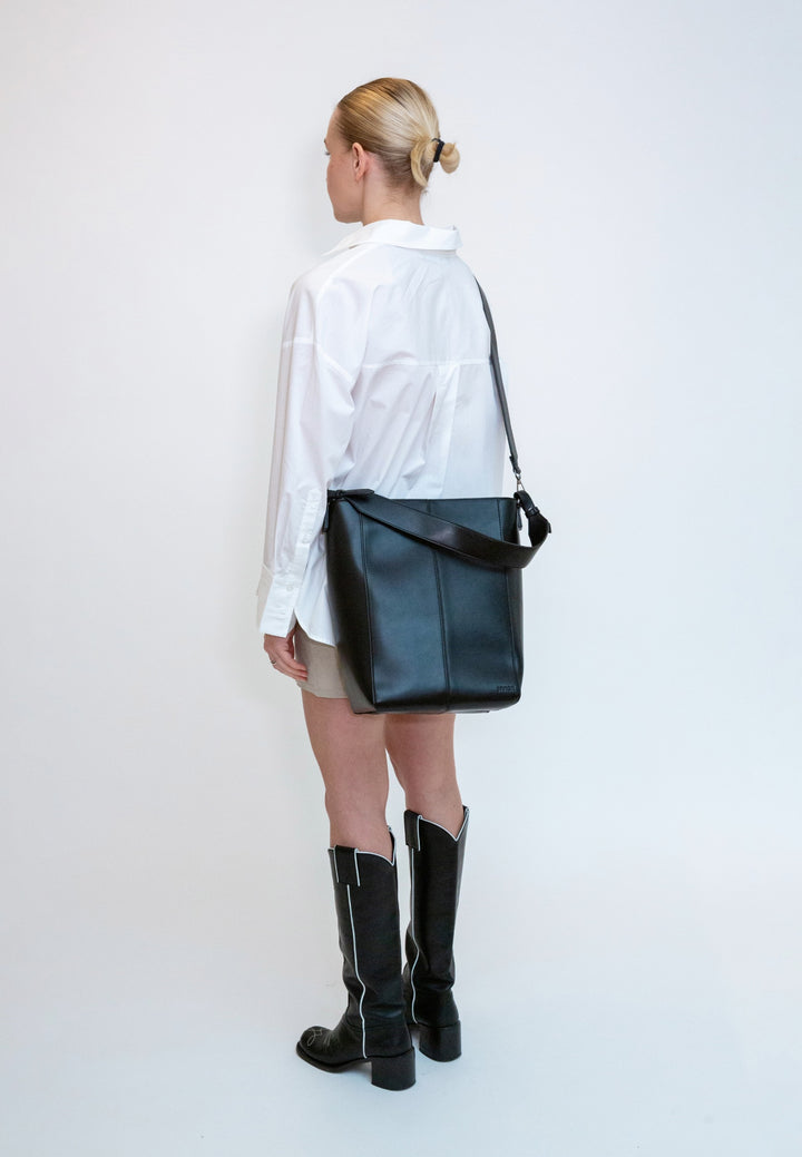HVISK CASSET SOFT Bucket Bag 009 Black