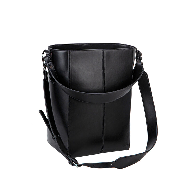 HVISK CASSET SOFT STRUCTURE Bucket Bag 009 Black